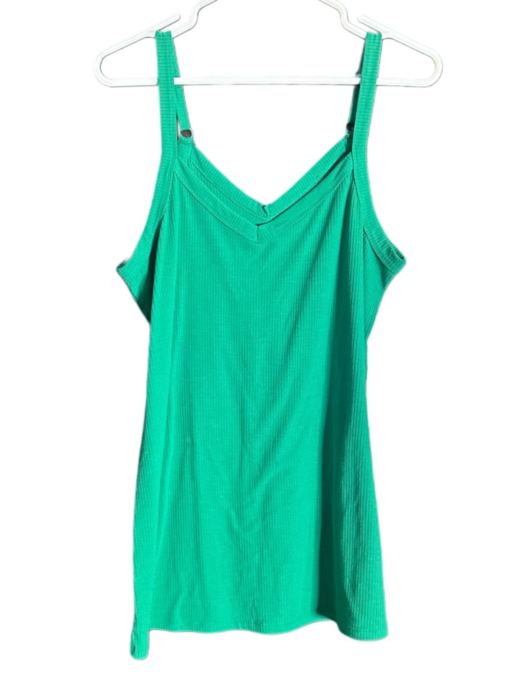 5/$25 😻 torrid Green Super Soft Rib Knit V-Neck Cami